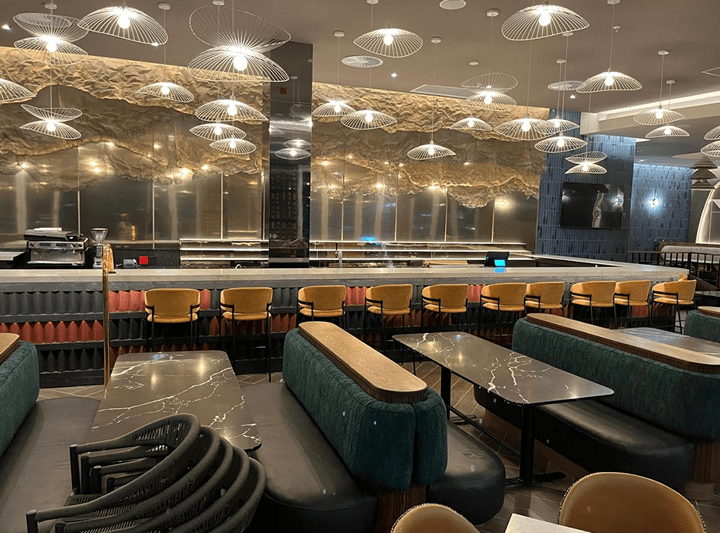 Inside News Cafe in Maseru